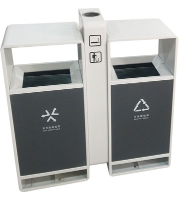 F330商場(chǎng)戶外分類(lèi)垃圾桶