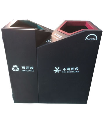 F298噴塑分類(lèi)垃圾箱