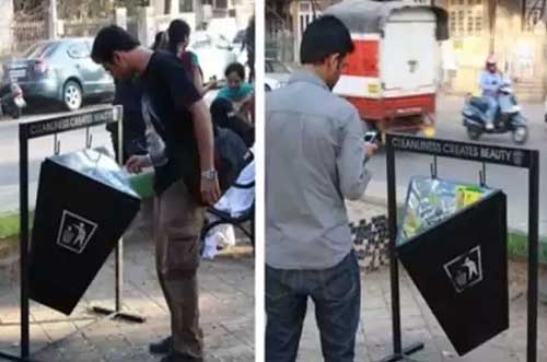 創意垃圾桶，讓城市更美好