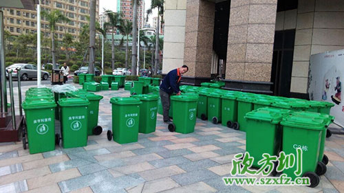 欣方圳塑料環保垃圾桶，天津市場銷量倍增