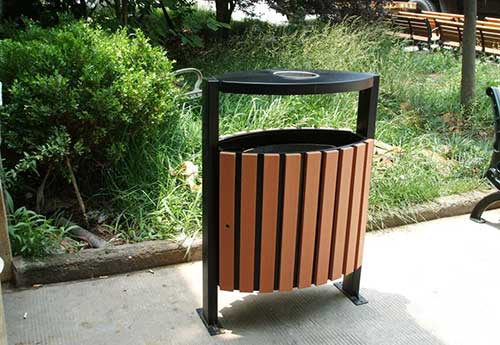 發(fā)貨廣州從化區(qū)，再獲好評(píng)的鋼木垃圾桶廠家