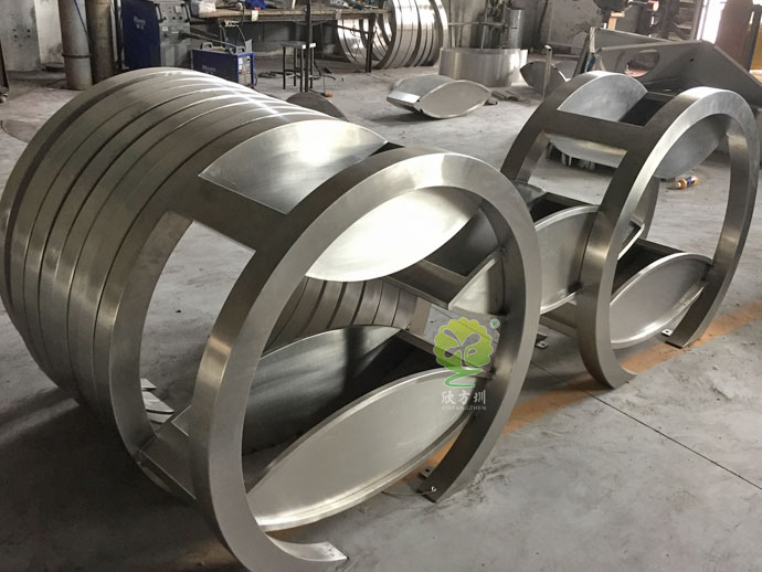 不銹鋼立體花箱城市街道戶外景觀花箱定制廠家