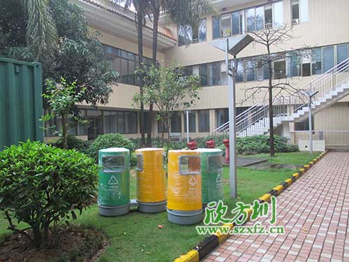 韶關(guān)物業(yè)分類玻璃鋼垃圾桶，提升社區(qū)好環(huán)境。
